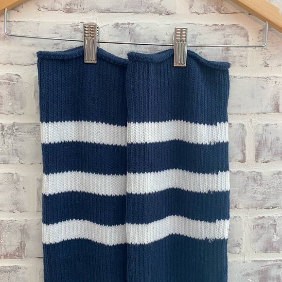 Thunda Thighs • FADED NAVY & WHITE STRIPES • Long 35 Inches • NWOT - Picture 5 of 5